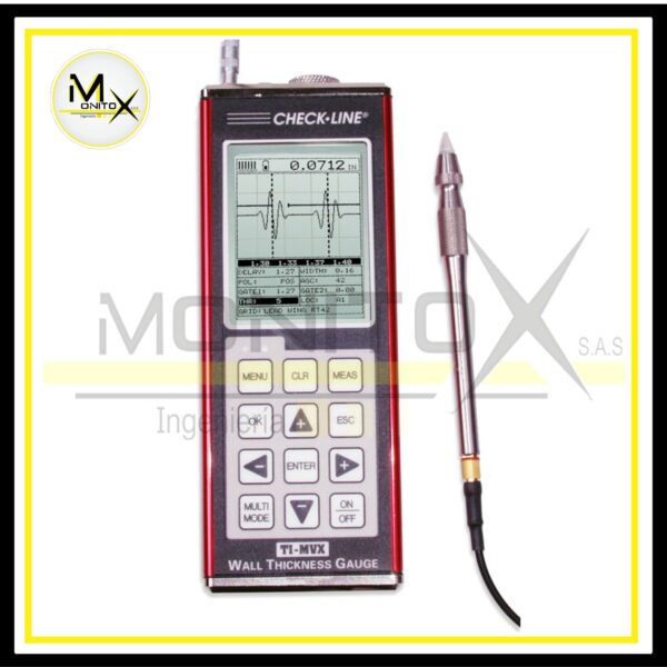 MEDIDOR DE ESPESOR ULTRASÓNICO TI-PVX