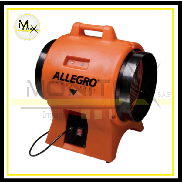 VENTILADOR AXIAL DE PLÁSTICO (EX) de 8″ CON DUCTOS